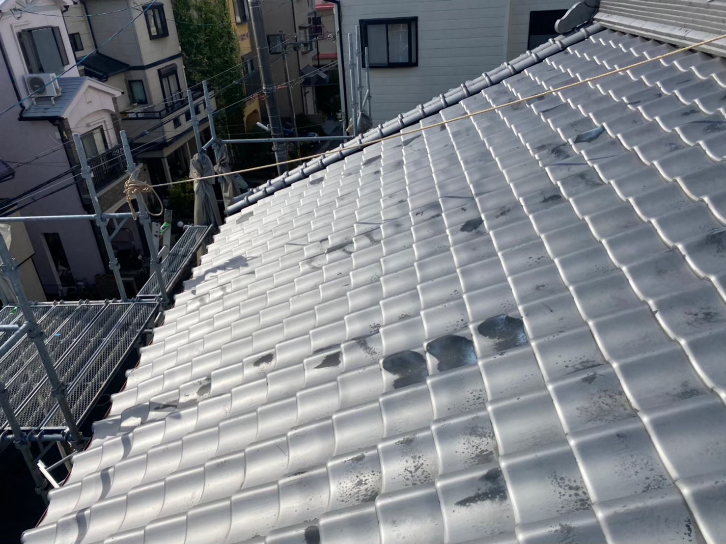 和瓦ガルテクトへ葺き替え